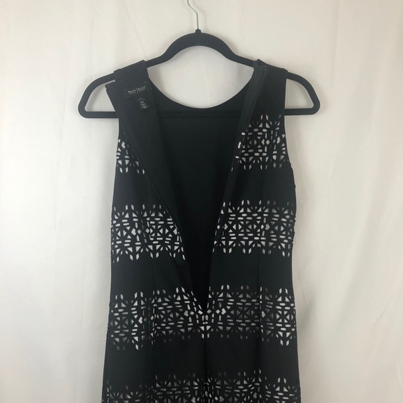 WHBM Sleeveless Textured Cutout Sheath Dress - Picture 7 of 8